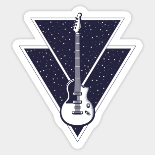 Electric Guitar Sticker